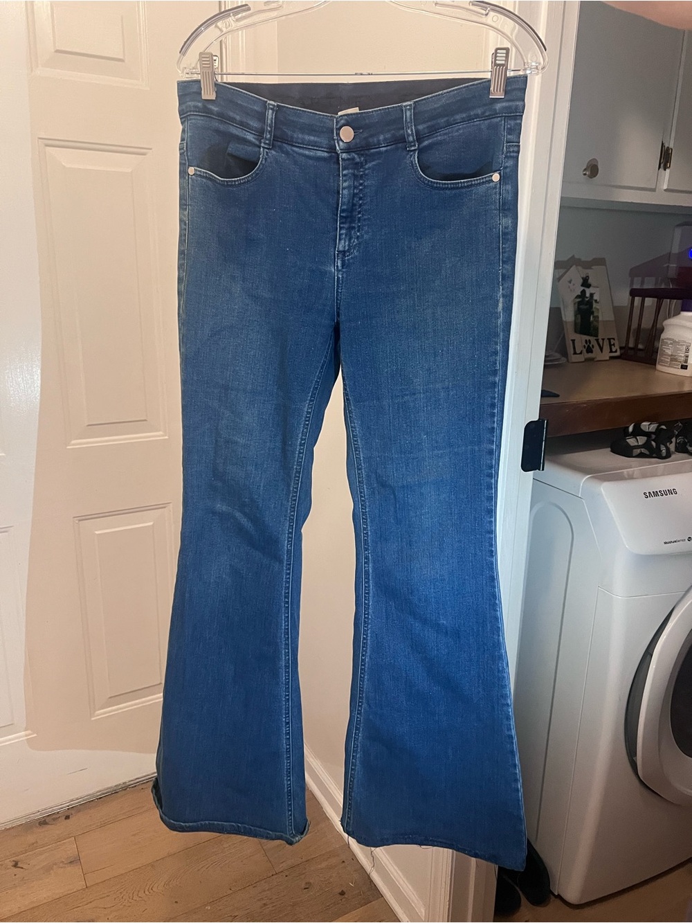 Stella McCartney Dark Blue Wide Leg Jeans